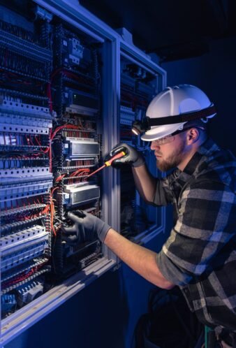 male-electrician-works-switchboard-overalls-against-backdrop-emergency-lighting (1)-min