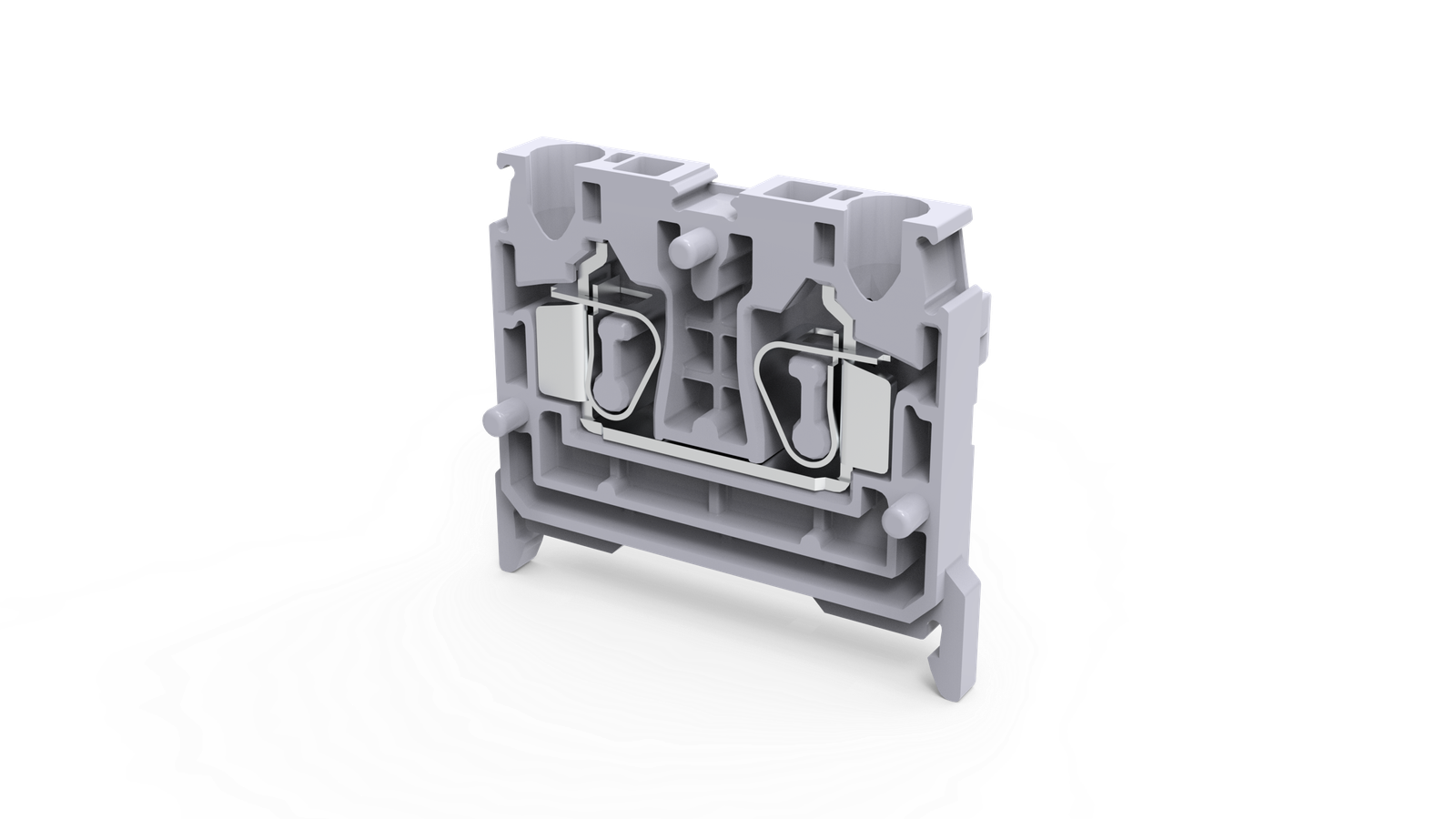 Connectwell - Panel Mount Terminal Block - Spring Clamp Terminal Blocks - CXCP2.5