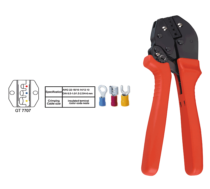 GT 7707 Heavy Duty Crimping Tool - Image 2