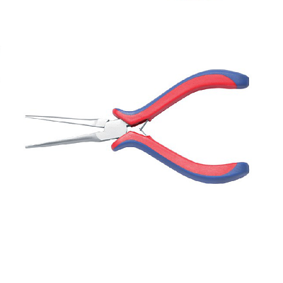 MINI NEEDLE NOSE PLIERS, DUAL SPRING SHEET (4.5')