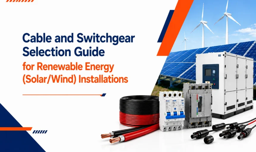 Cable and Switchgear Selection Guide for Renewable Energy.