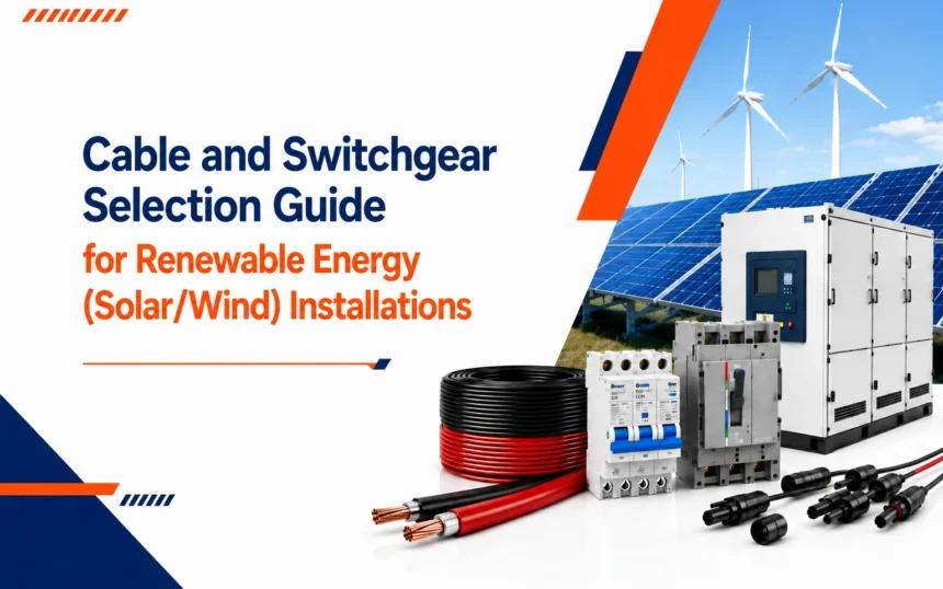 Cable and Switchgear Selection Guide for Renewable Energy.