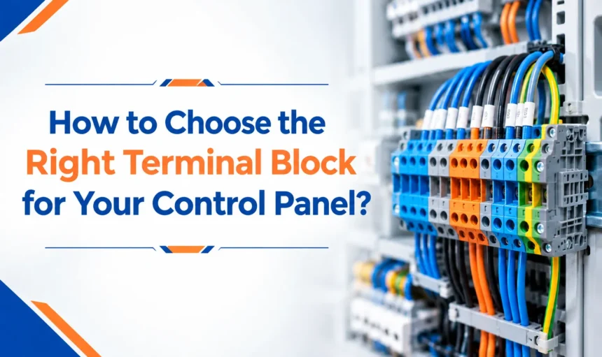 How to Choose the Right Terminal Block for Your Control Panel ?
