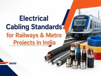 Electrical Cabling Standards for Railways & Metro Projects in India