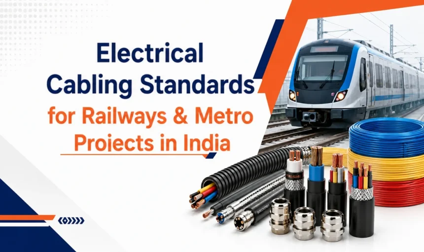 Electrical Cabling Standards for Railways & Metro Projects in India