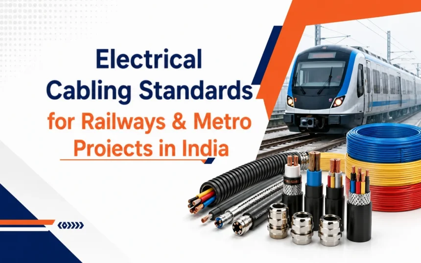 Electrical Cabling Standards for Railways & Metro Projects in India